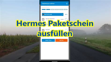 versenden über hermes app android|my hermes app paketschein.